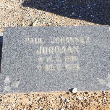 JORDAAN Paul Johannes 1894-1973