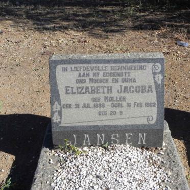 JANSEN Elizabeth Jacoba nee MÖLLER 1889-1962