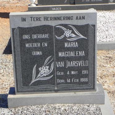 JAARSVELD Maria Magdalena, van 1911-1988