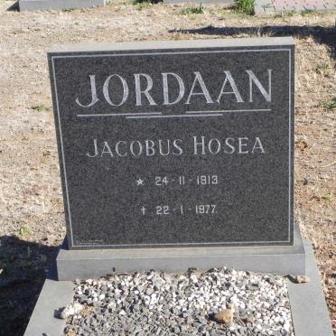 JORDAAN Jacobus Hosea 1913-1977