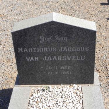 JAARSVELD Marthinus Jacobus, van 1950-1951