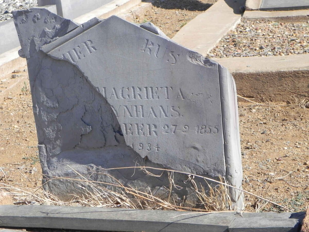 KLEYNHANS Magrieta nee DE BEER 1855-1934