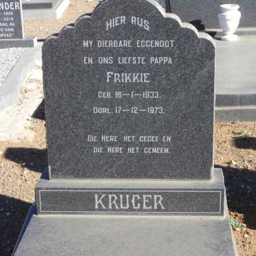 KRUGER Frikkie 1933-1973