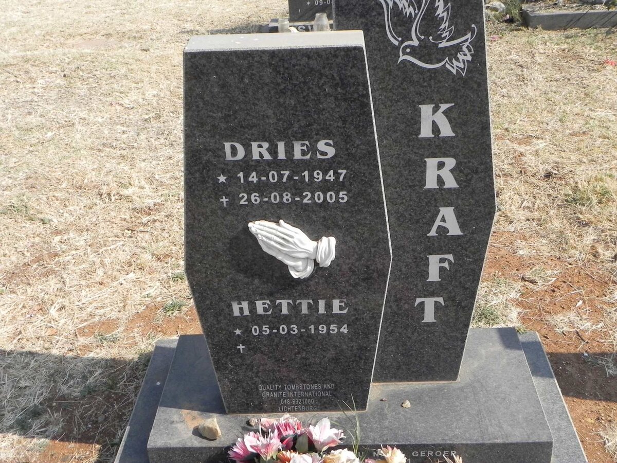 KRAFT Dries 1947-2005 &amp; Hettie 1954-