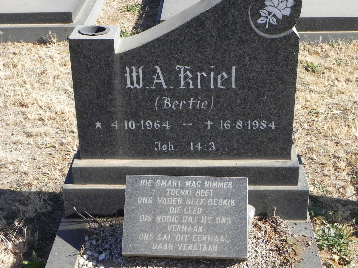 KRIEL W.A. 1964-1984