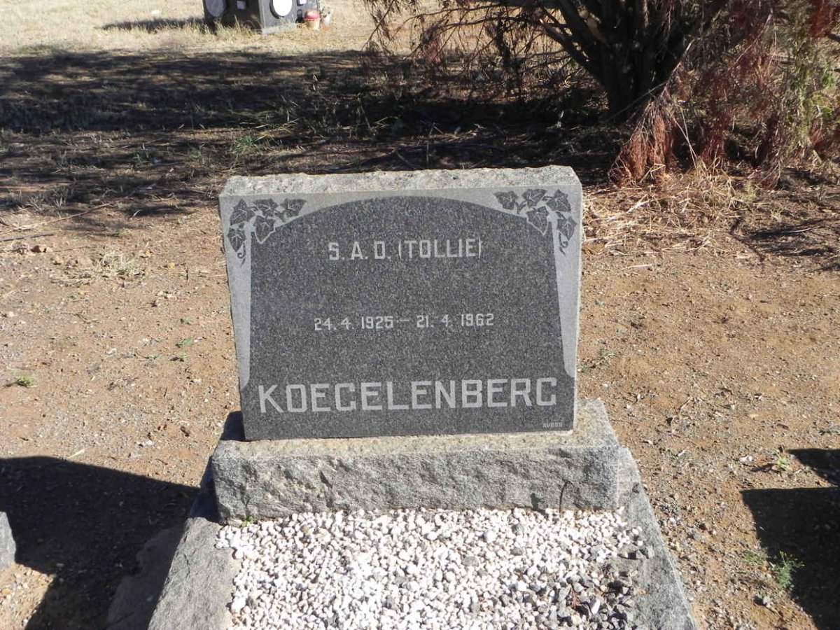 KOEGELENBERG S.A.D. 1925-1962