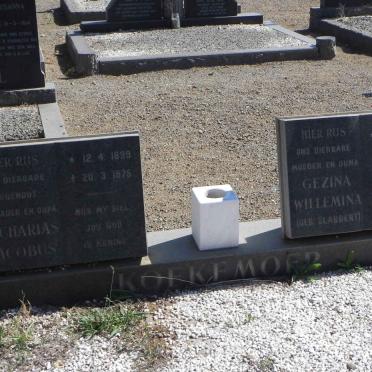 KOEKEMOER Zacharias Jacobus 1899-1975 &amp; Gezina Willemina SLABBERT 1908-1983