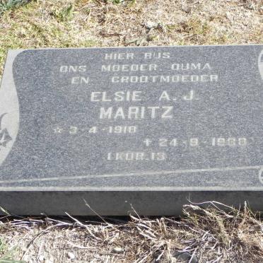 MARITZ Elsie A.J. 1918-1988