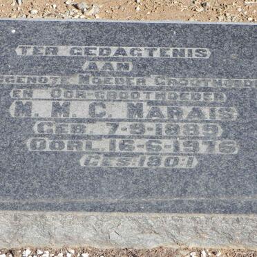MARAIS M.M.C. 1889-1976
