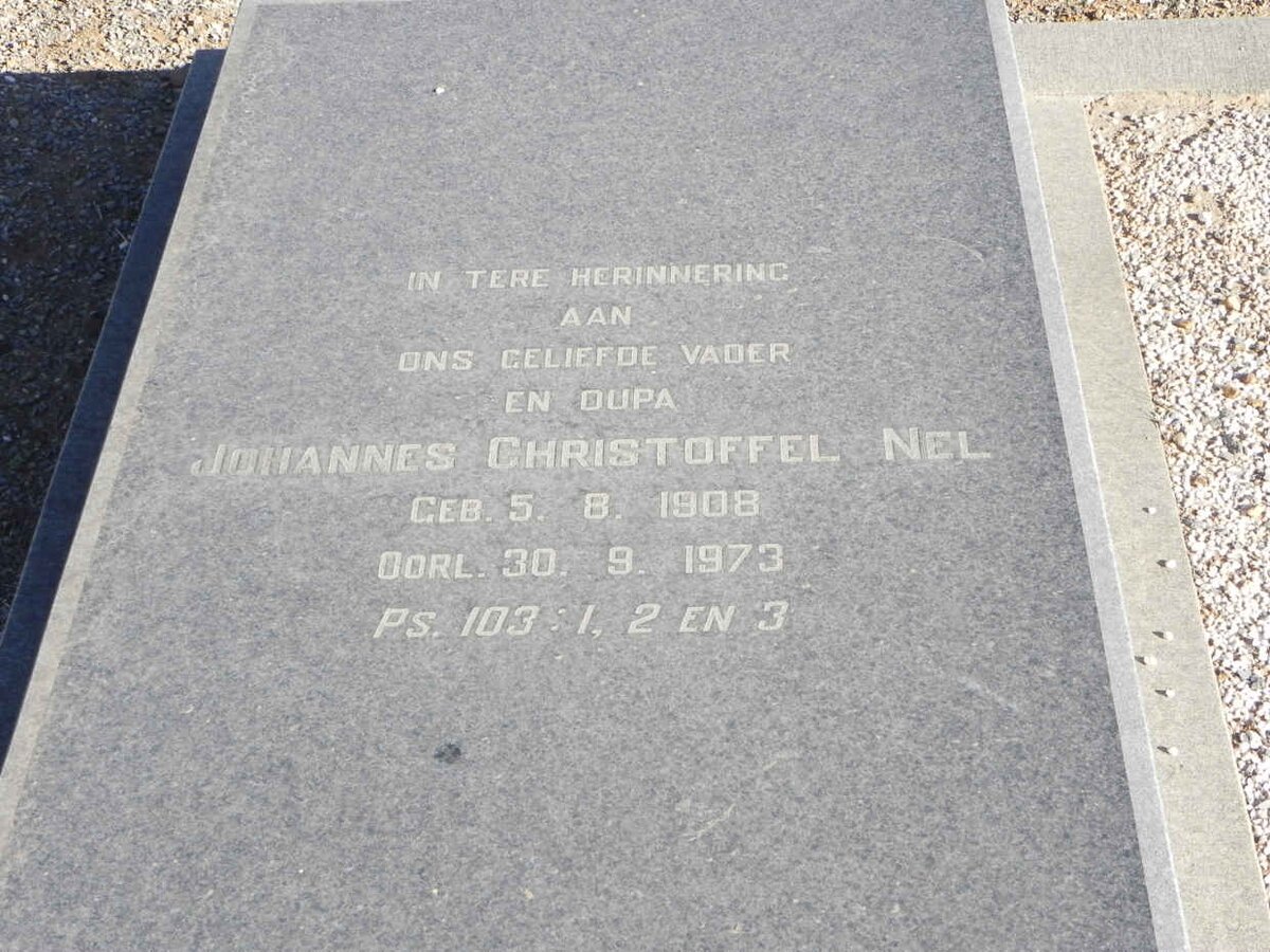 NEL Johannes Christoffel 1908-1973