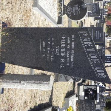 PRETORIUS Frederick R.G. 1930-1983