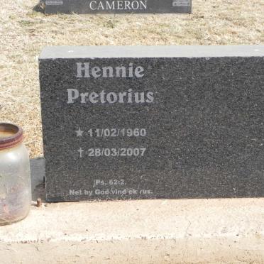 PRETORIUS Hennie 1960-2007