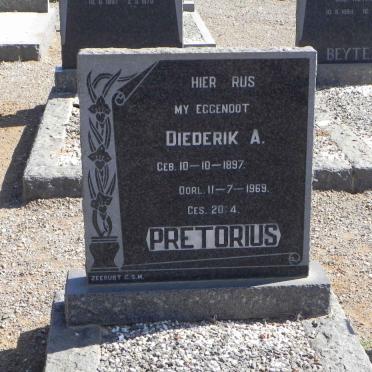PRETORIUS Diederik A. 1897-1969