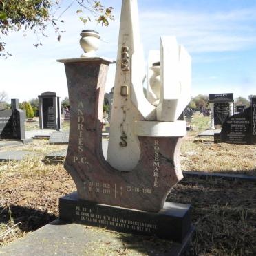 PRETORIUS Andries P.C. 1939-1999 &amp; Rosemarie 1944-