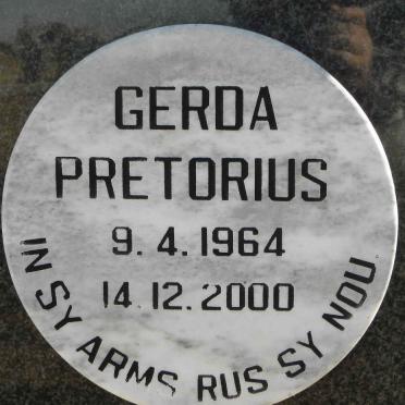 PRETORIUS Gerda 1964-2000