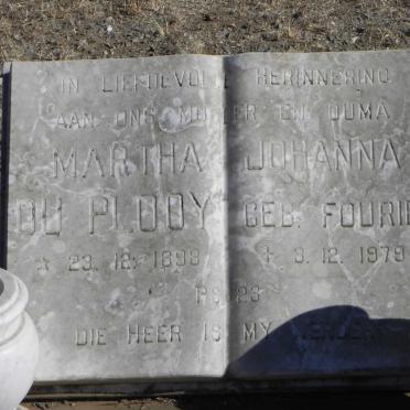 PLOOY Martha Johanna, du nee FOURIE 1898-1979