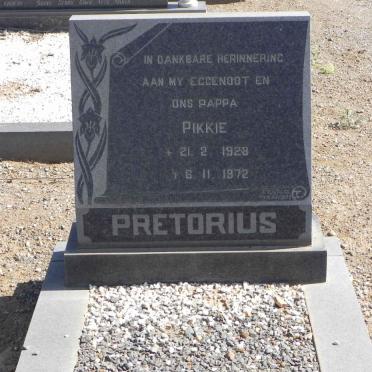 PRETORIUS Pikkie 1928-1972