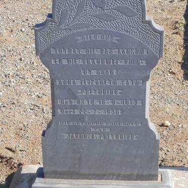 PRETORIUS Anna Elizabeth Cath nee OTTO 1873-1936