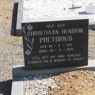 PRETORIUS Christiaan Hendrik 1911-1971
