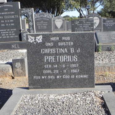 PRETORIUS Christina B.J. 1907-1967