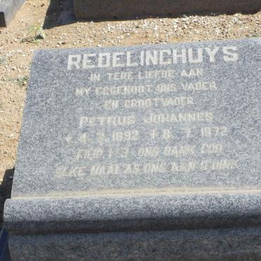 REDELINGHUYS Petrus Johannes 1892-1972