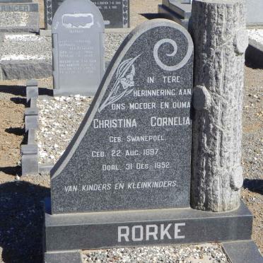 RORKE Christina Cornelia nee SWANEPOEL 1897-1952