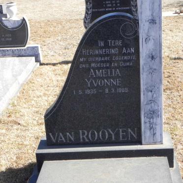 ROOYEN Amelia Yvonne, van 1935-1988