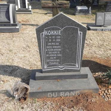 RAND Kokkie, du 1935-2008