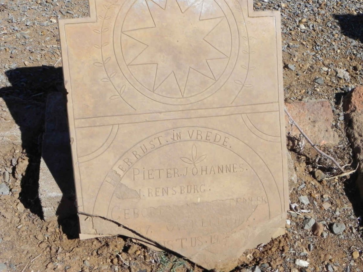 RENSBURG Pieter Johannes, v.