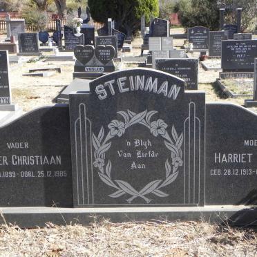 STEINMAN Pieter Christiaan 1899-1985 &amp; Harriet Florence 1913-1985