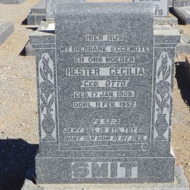 SMIT Hester Cecilia nee OTTO 1909-1952