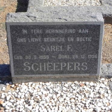SCHEEPERS Sarel F. 1955-1956