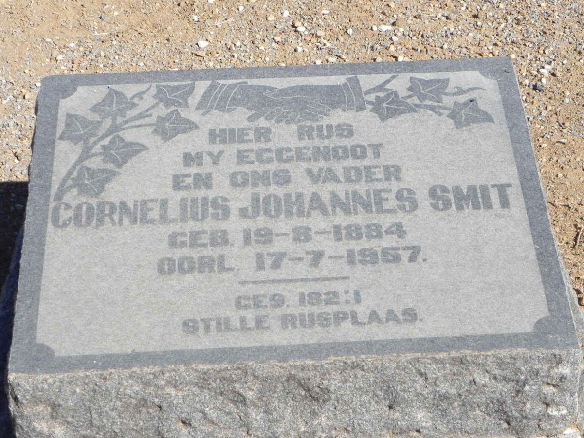 SMIT Cornelius Johannes 1884-1957