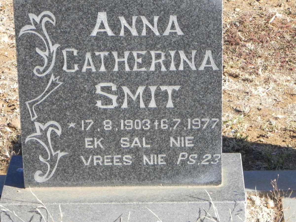 SMIT Anna Catherina 1903-1977
