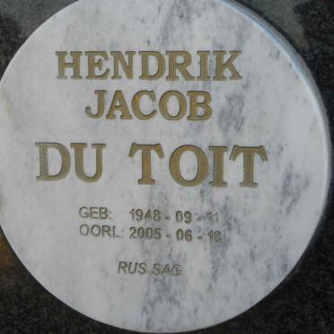 TOIT Hendrik Jacob, du 1948-2005