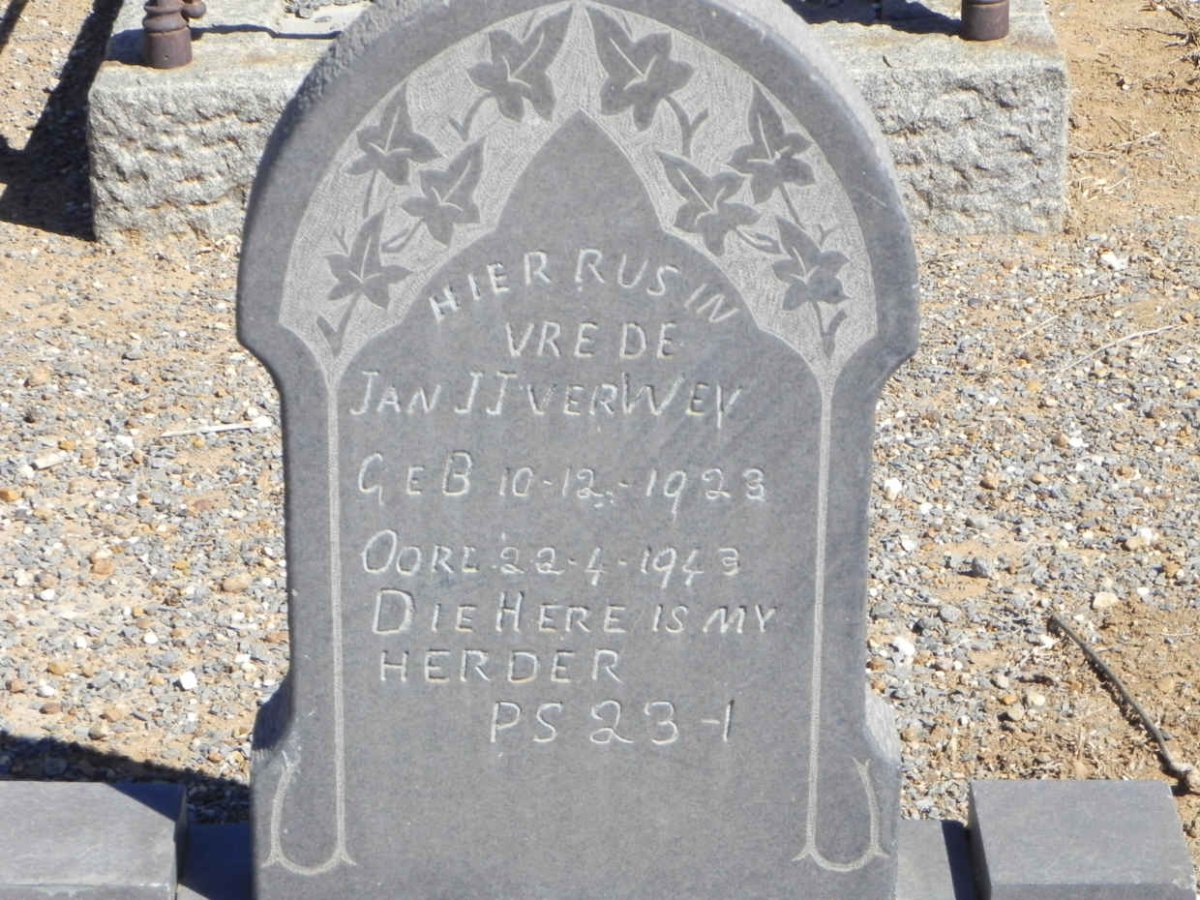 VERWEY Jan J.J. 1923-1943