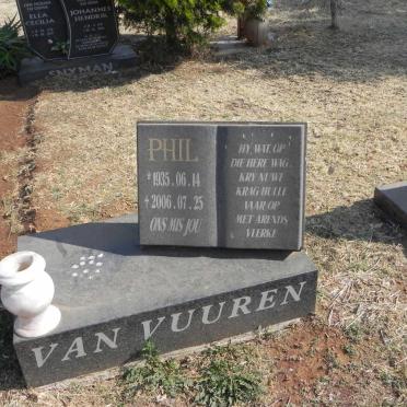 VUUREN Phil, van 1935-2006