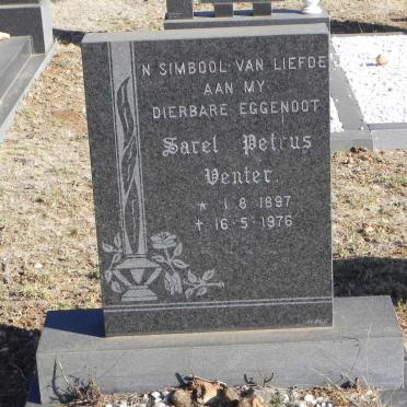 VENTER Sarel Petrus 1897-1976