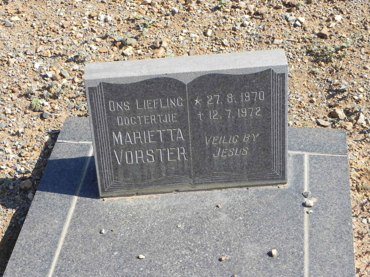 VORSTER Marietta 1970-1972