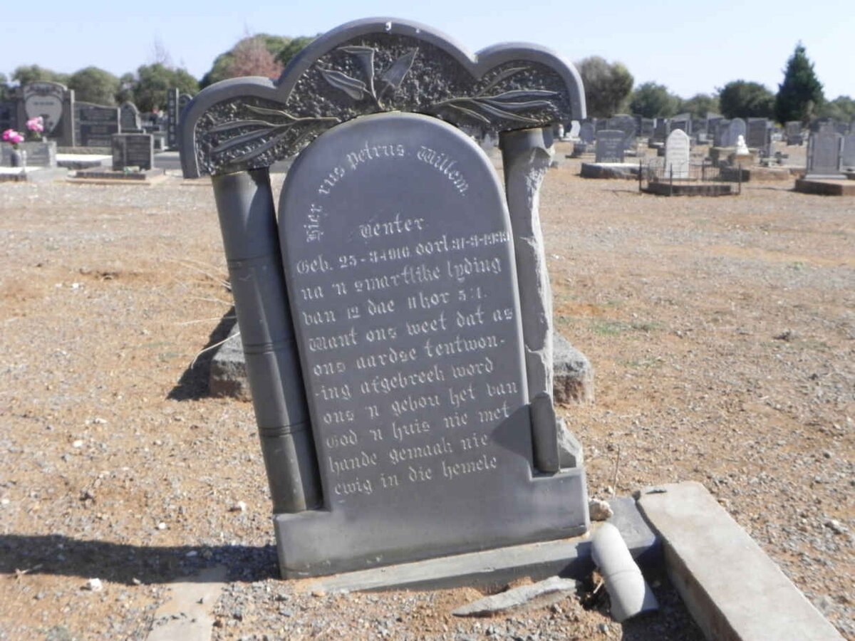 VENTER Petrus Willem 1916-19??