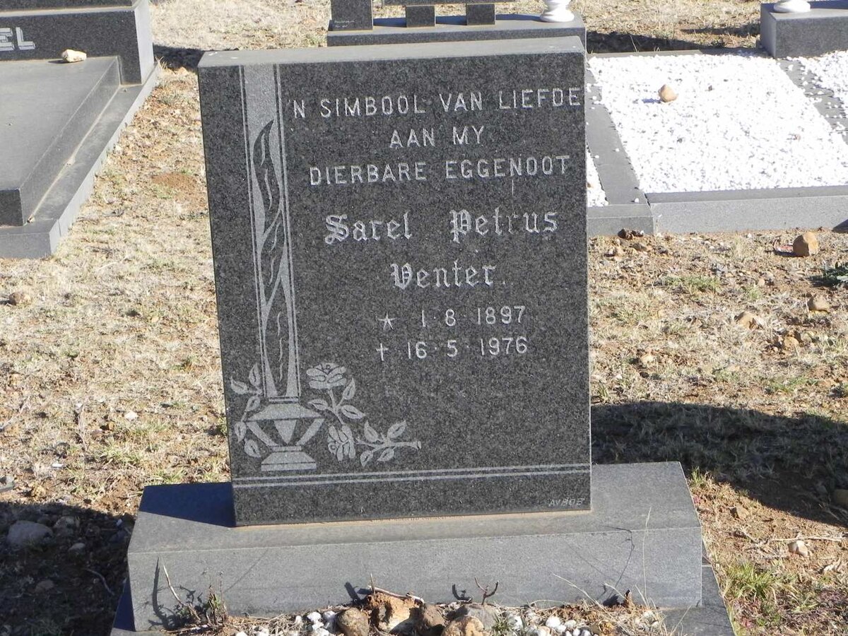 VENTER Sarel Petrus 1897-1976