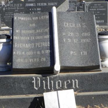 VILJOEN Richard Petrus 1903-1974 &amp; Cecilia S. 1916-1992
