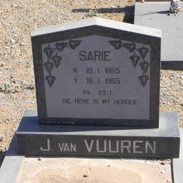 VUUREN Sarie, J. van 1965-1965