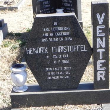 VENTER Hendrik Christoffel 1914-1986