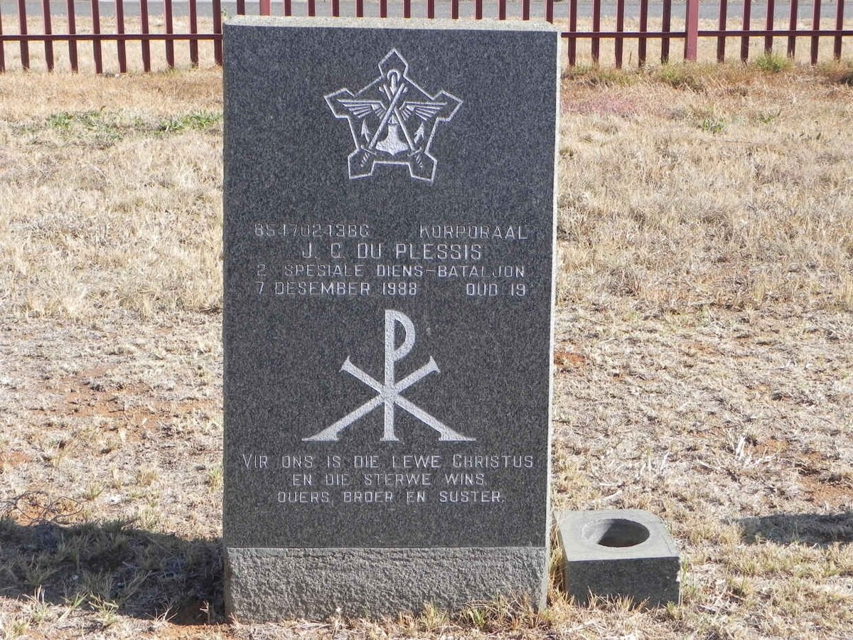 PLESSIS J.C., du  -1988