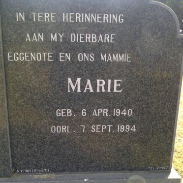 ? Marie 1940-1994