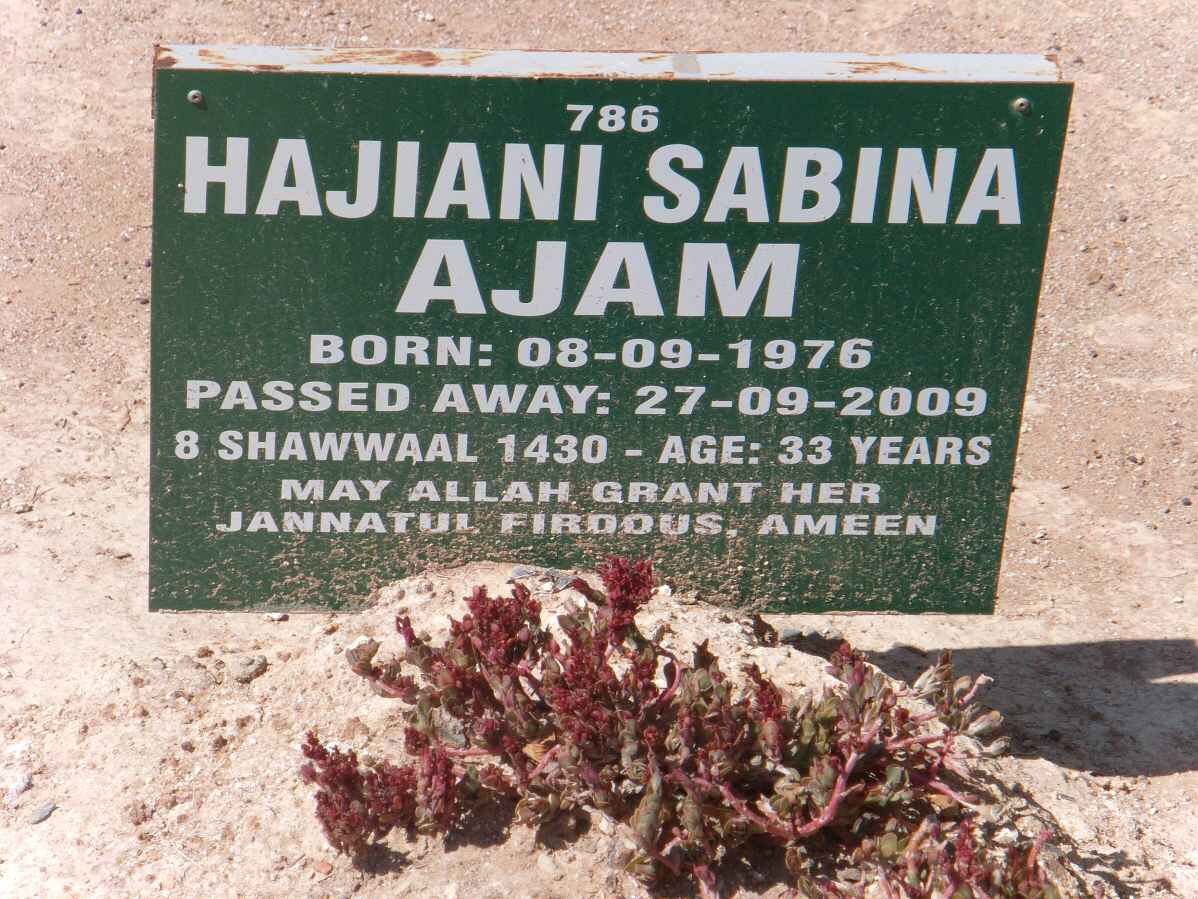 AJAM Hajiani Sabina 1976-2009