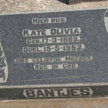 BANTJES Kate Olivia 1869-1952