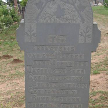 BEER Johannes Jacobus, de 1883-1902