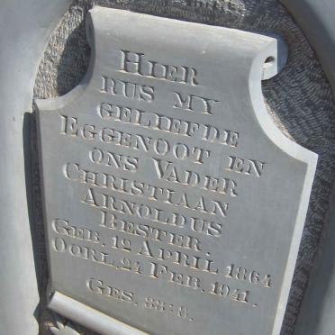 BESTER Christiaan Arnoldus 1864-1941